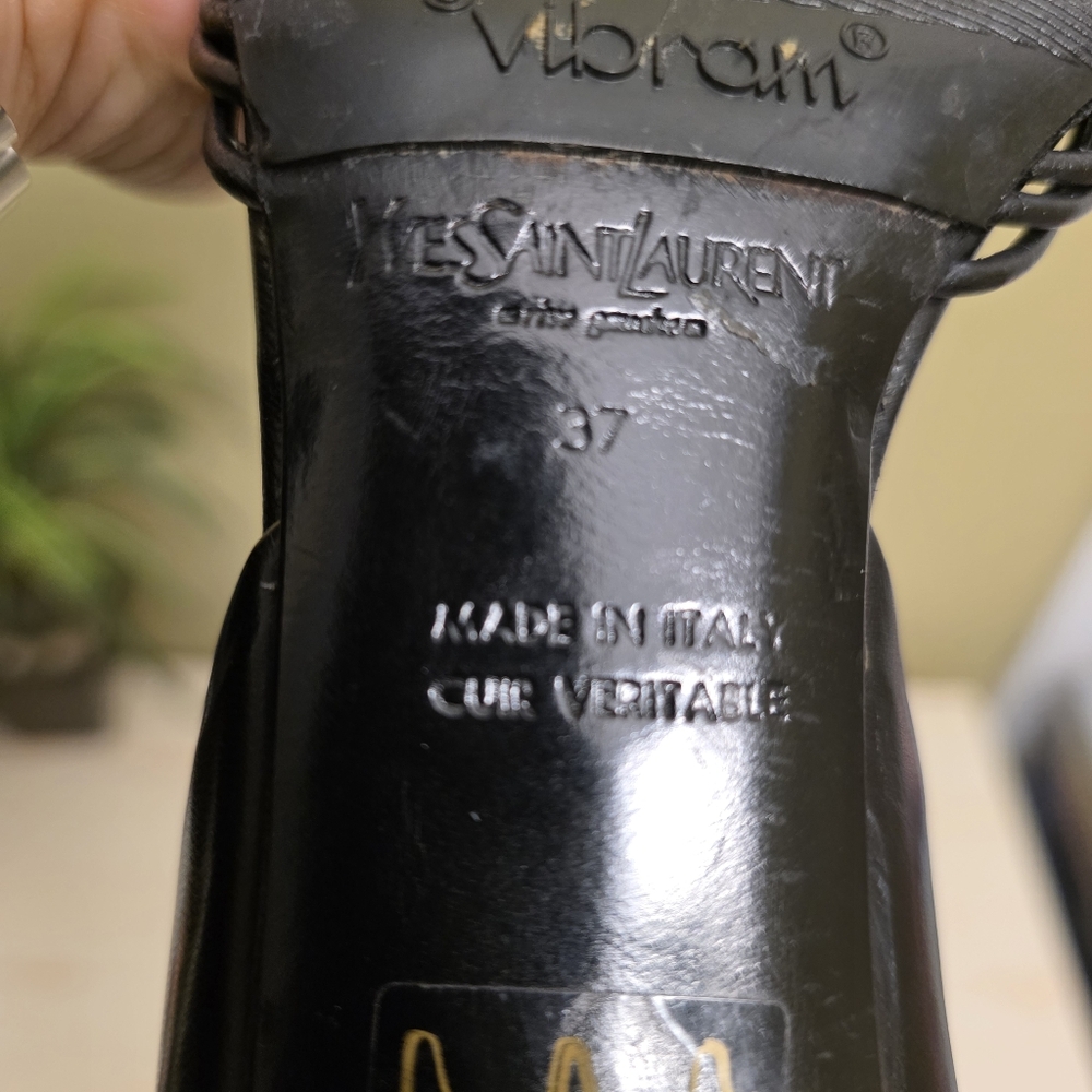 Yves Saint Laurent Black Heels - Picture 6 of 6